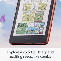 Amazon - Kindle Colorsoft Kids (16 GB) – First Kindle for kids in color, with cover - 2025 - Star... - Left View