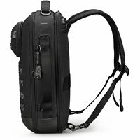 Swissdigital Design - BERG Hybrid TSA-Friendly Briefcase With USB Charging Port  RFID Protection ... - Left View