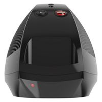 Vornado - VH204 750 watts Indoor Electric Fan Space Heater with Advanced Safety Features - Black - Left View