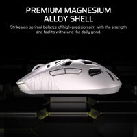 CORSAIR - SABRE v2 PRO Wireless FPS MG Gaming Mouse - Wireless - White - Left View