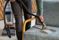 BISSELL - Revolution HydroSteam Upright Vacuum - Black / Copper Harbor - Left View