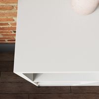 Sauder - North Avenue Organize  3 Shelf-9 Cubby Bookshelf - White Finish - Left View