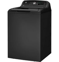 GE - 4.5 Cu. Ft. High-Efficiency Top Load Washer with Water Level Control - Diamond Gray - Left View