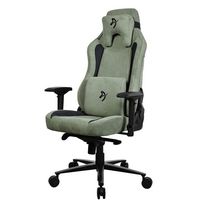Arozzi - Vernazza Series Top-Tier Premium Supersoft Upholstery Fabric Gaming Chair - Forest - Left View