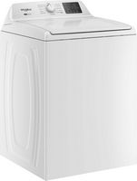 Whirlpool - 4.2-4.3 Cu. Ft. High-Efficiency Top Load Washer with 2-in-1 Removable Agitator - White - Left View