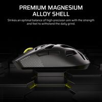CORSAIR - SABRE v2 PRO Wireless FPS MG Gaming Mouse - Wireless - Black - Left View