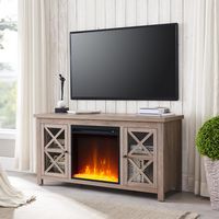 Portland Crystal Fireplace TV Stand for Most TVs up to 55