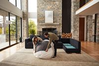 Lovesac - CitySac in Phur - Obsidian - Left View