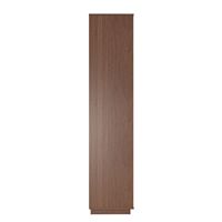 Linon Home Décor - Millett 2-Door Mid-Century Bookcase - Walnut - Left View