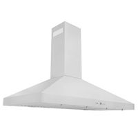 ZLINE - 42 inches - Externally Vented - Wall Range Hood - Brushed Stainless Steel - Left View