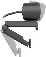 JLab - GO POP USB Webcam - Black - Left View