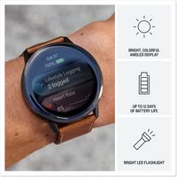 Garmin - Venu 4 GPS Smartwatch 45 mm Fiber-reinforced polymer - Slate - (2025) - Left View