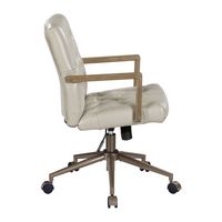 OSP Home Furnishings - Waltham Office Chair - Taupe - Left View