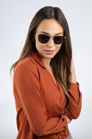 GUNNAR - Mustang Computer Glasses with Blue Light Reduction, Sun Lenses - Chrome - Left View