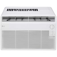 LG - 5,000 BTU Window Air Conditioner - White - Left View