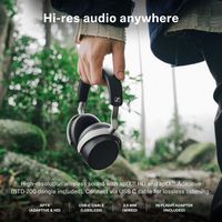 Sennheiser - HDB 630 Around-the-ear Bluetooth Wireless Headphones - Black - Left View