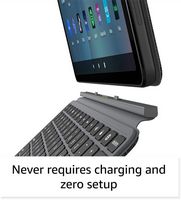 Amazon - Keyboard Case for Fire Max 11 (2023 release) - Gray - Left View