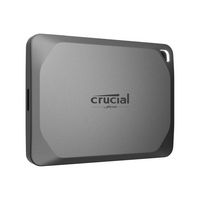 Crucial - X9 Pro 1TB External USB-C SSD - Space Gray - Left View