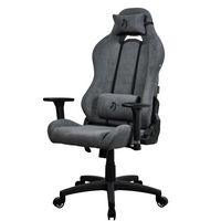 Arozzi - Torretta Soft Fabric Gaming Chair - Ash - Left View
