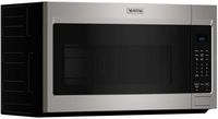Maytag - 1.7 Cu. Ft. Over-The-Range Microwave with Non-Stick Interior Coating - Stainless steel - Left View