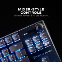 Turtle Beach - Vulcan TKL Wired Mechanical TITAN Linear Switch Gaming Keyboard with Per-key AIMO ... - Left View