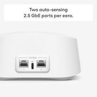 eero 7 Dual-band Mesh Wifi System (3-Pack) - White - Left View