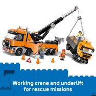 LEGO - City Heavy-Duty Recovery Tow Truck with Crane 60467 - Left View