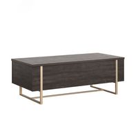 Sauder - Walter Heights Lift Top Coffee Table Bwg - Blade Walnut - Left View