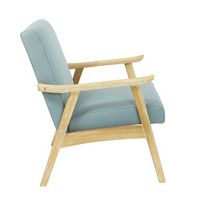 OSP Home Furnishings - Weldon Chair - Blue - Left View