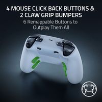 Razer - Wolverine V3 Pro Wireless Gaming Controller with 6 Remappable Buttons, Fast Triggers, Des... - Left View