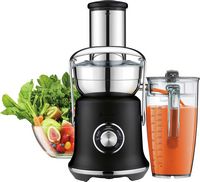 Breville - Juice Fountain Cold XL Juicer - Black Truffle - Left View
