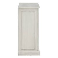 OSP Home Furnishings - Country Meadows 2-Shelf Bookcase - Antique White - Left View