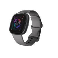 Google - Fitbit Sense 2 Advanced Health Smartwatch - Works with Android and iOS - Graphite - (2022) - Left View