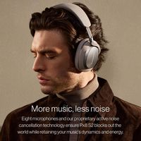 Bowers & Wilkins - B&W Px8 S2 Over-Ear BluetoothHeadphones - Onyx Black - Left View