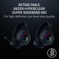 Razer - Kraken V4 Wireless Gaming Headset with 9 Zone Chroma RGB – For PC, Mac, PS5, Nintendo Swi... - Left View