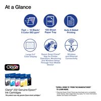 Epson - Expression Home XP-4200 All-in-One Inkjet Printer - Black - Left View