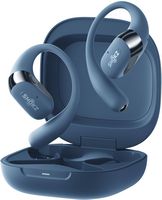 Shokz - OpenFit 2+ Open-Ear True Wireless Bluetooth Earbuds - Stone Blue - Left View