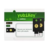 Yubico - YubiKey 5C NFC - Two-Factor authentication (2FA) Security Key, Connect via USB-C or NFC,... - Left View