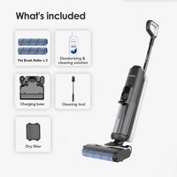 Tineco - Floor Washer Pet Cordless Mop & Vacuum Cleaner - 5 Series - Black - Left View