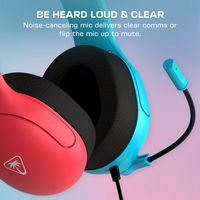 Turtle Beach - Airlite Fit Wired Gaming Headset for Nintendo Switch, Nintendo Switch Lite & Ninte... - Left View