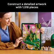 LEGO - Wicked Emerald City Wall Art for Adults 75685 - Left View