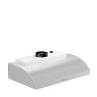 ZLINE - 30 inches - Externally Vented - Under cabinet Range Hood - Brushed Stainless Steel - Left View
