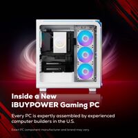 iBUYPOWER - Element Gaming Desktop PC - AMD Ryzen 5 8400F, AMD Radeon RX 6500XT 4GB, 16GB DDR5 RG... - Left View