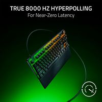 Razer - Huntsman V3 Pro 8KHz TKL Wired Analog Optical Linear Switch Gaming Keyboard with Snap Tap... - Left View