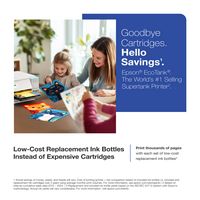 Epson - EcoTank ET-3930 Wireless All-in-One Color Supertank Inkjet Printer - White - Left View