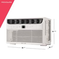Frigidaire - 250 Sq. Ft. 6,000 BTU Window Air Conditioner - White - Left View