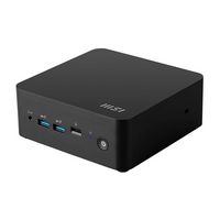 MSI - Cubi NUC AI Barebone System - Intel Core Ultra 5 125H - No Memory - No Storage - No Operati... - Left View