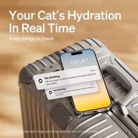 PETLIBRO - Dockstream App Monitoring Pet Water Fountain with Replacement Water Pump Bundle - White - Left View