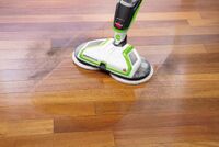 BISSELL - SpinWave Hard Floor Spin Mop - White with ChaCha Lime Accents - Left View