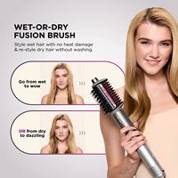 Shark - FlexFusion Air + Ceramic Styling & Drying System with Scalp Shield Mode - Metallic Mist - Left View